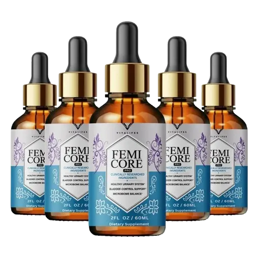 FemiCore drops 6 bottle